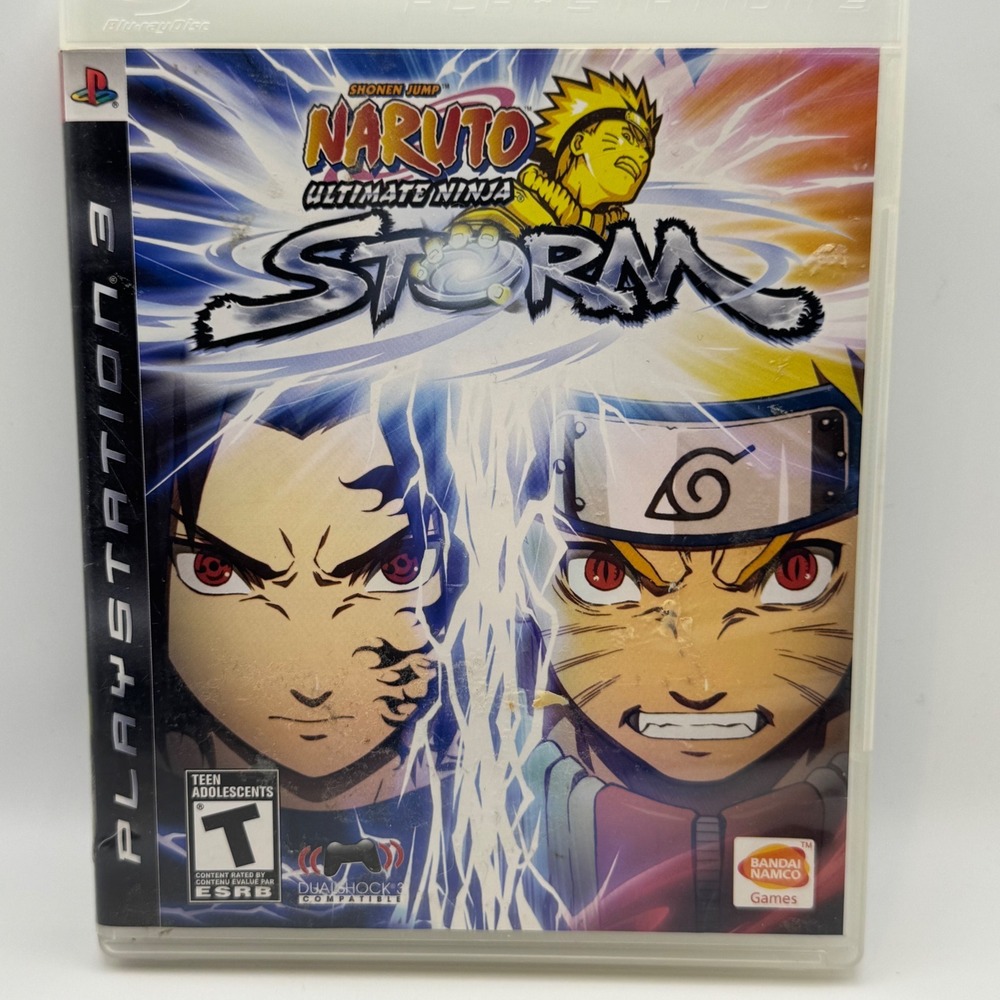Naruto Ultimate Ninja Storm Sony PlayStation 3 PS3 Fighting Game no manual